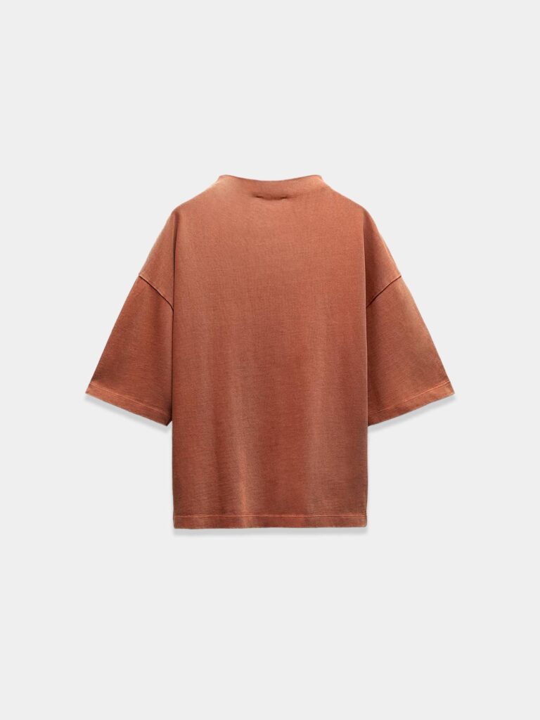 White Cozy Chic 3/4 Sleeve Relaxed Cotton Tee