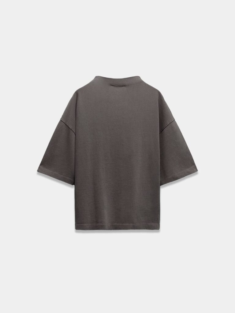 White Cozy Chic 3/4 Sleeve Relaxed Cotton Tee