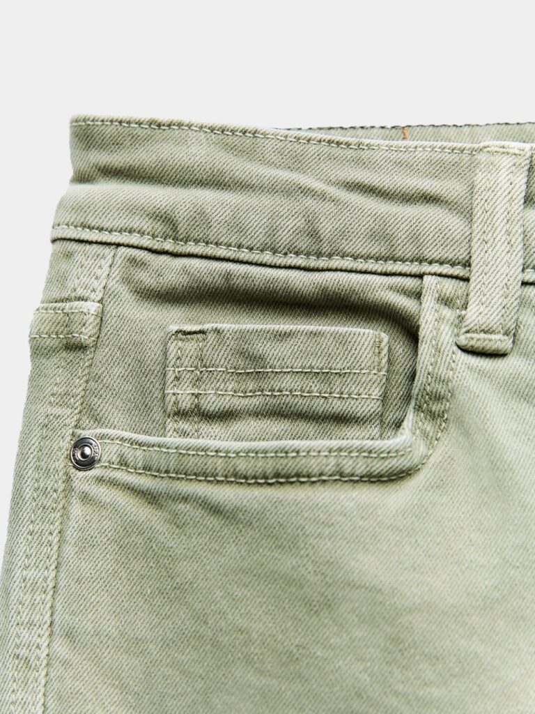 Blue Mid Rise Flared Jeans