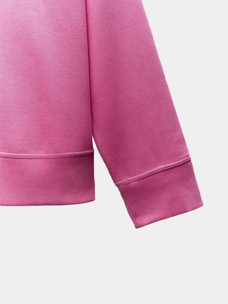 Pink hooded sweatshirt
