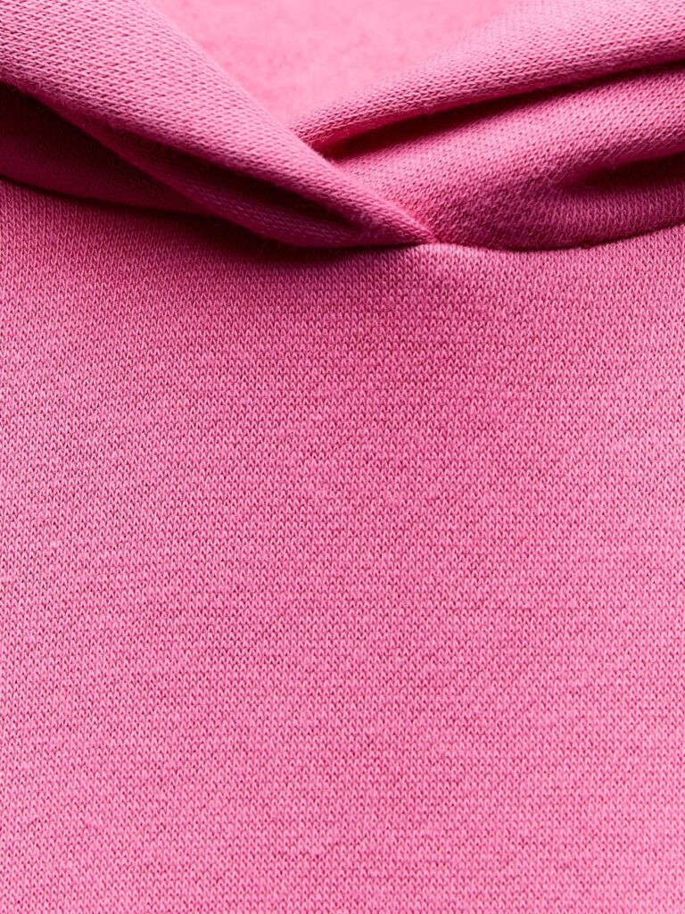 Pink hooded sweatshirt